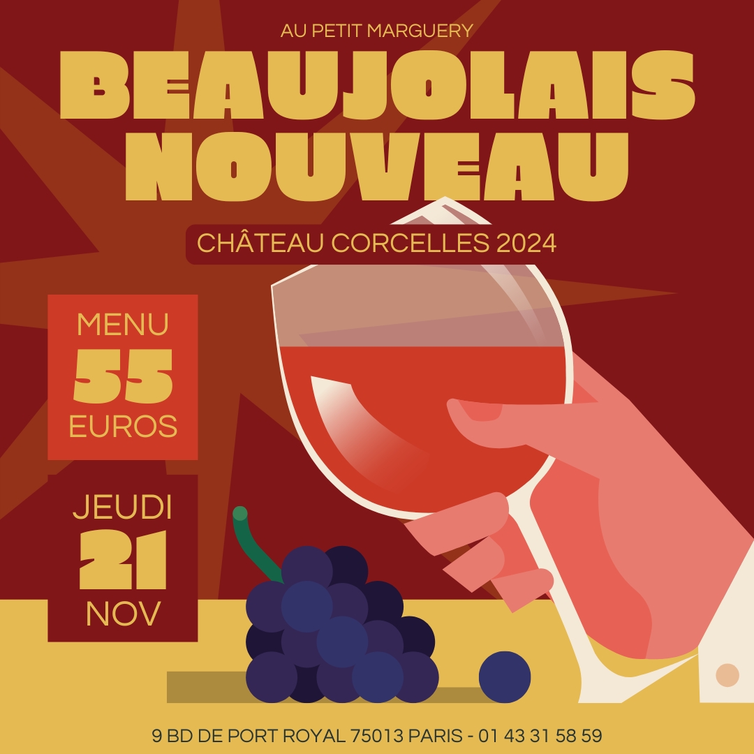 Au Petit Marguery - Le Beaujolais Nouveau 2024