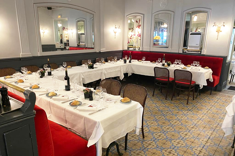 Vos repas en groupes pour vos évènements Au Petit Marguery - Restaurant à Paris